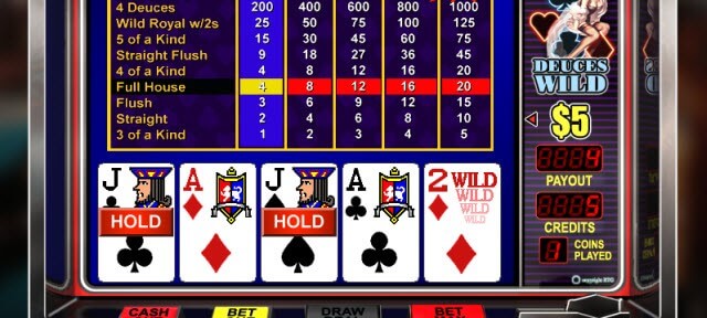 Bonus Deuces Wild Poker