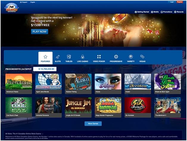 Clear Play Bonus System at All Slots Casino Canada to Play Smart