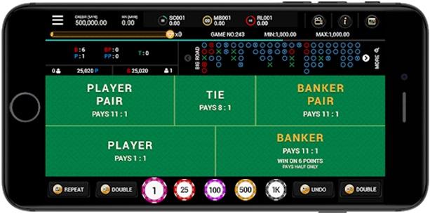 Play Baccarat Games at Platinum Play online casino Canada